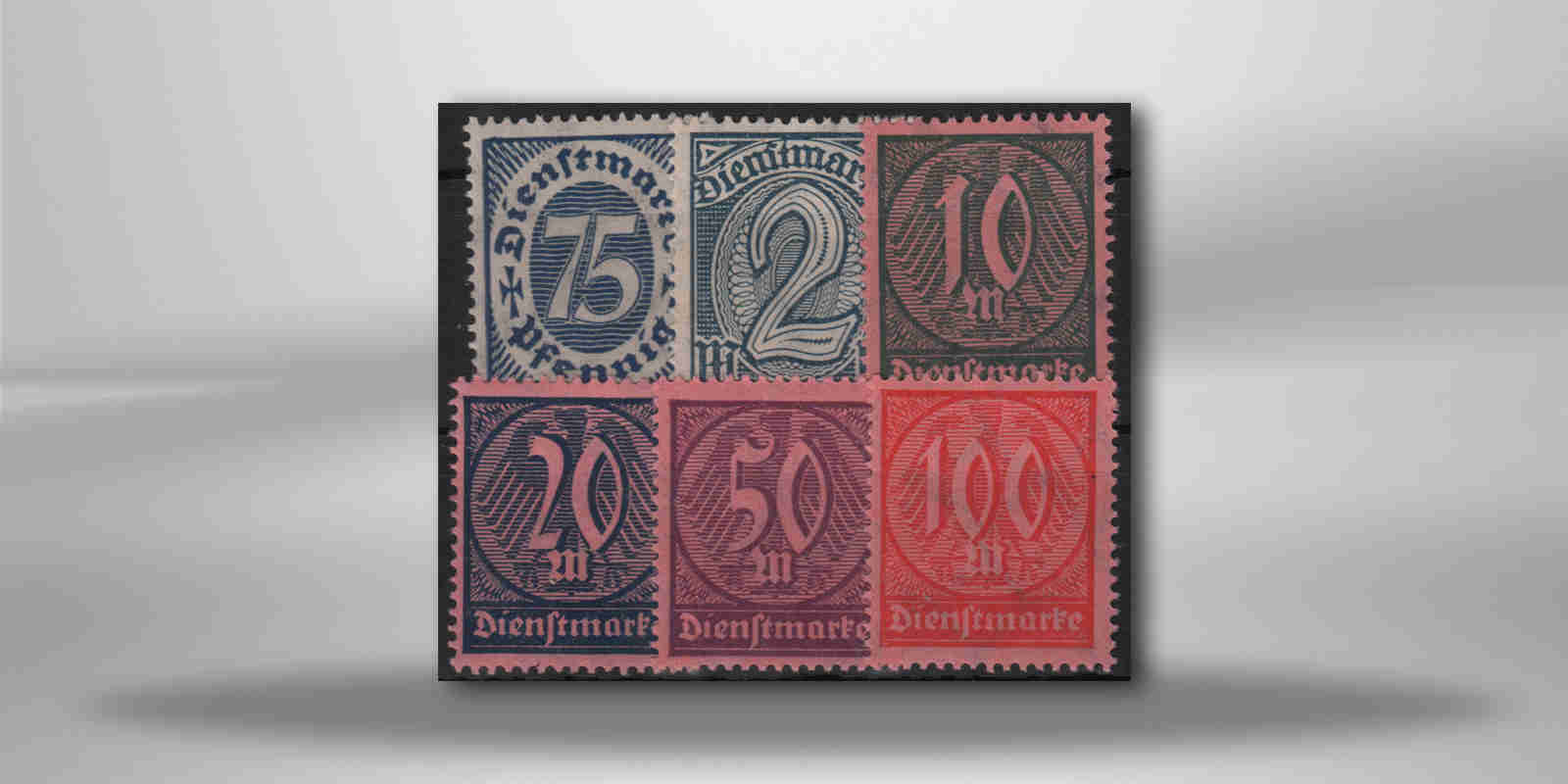 Deutsches Reich Mi. Nr. D 69/74 postfrish