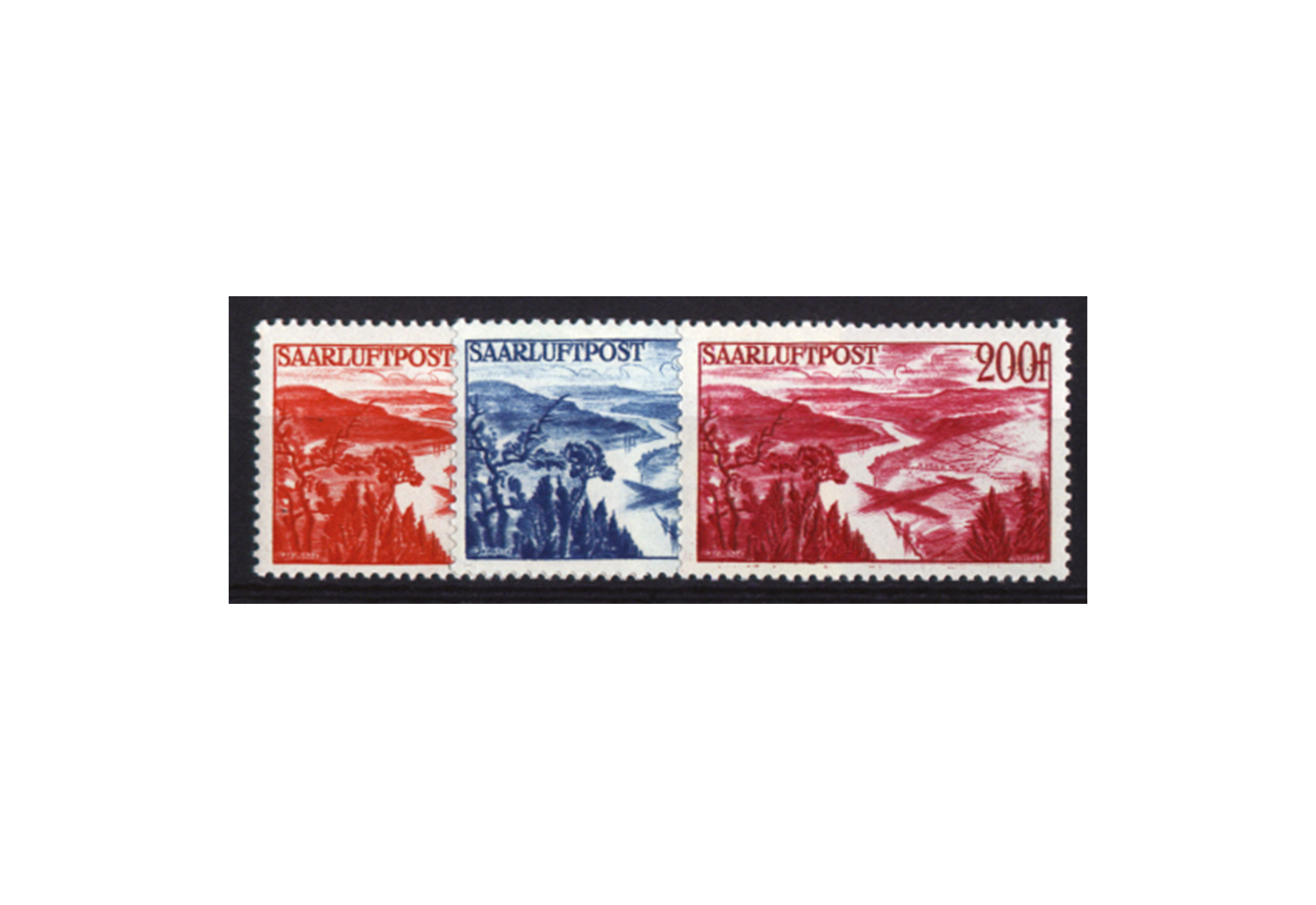 Briefmarke Saar 252/54 **