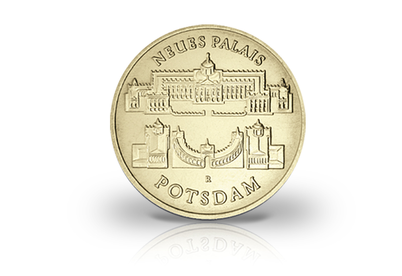 5 Mark Gedenkmünze 1986 DDR Neues Palais Potsdam Jaeger-Nr. 1610