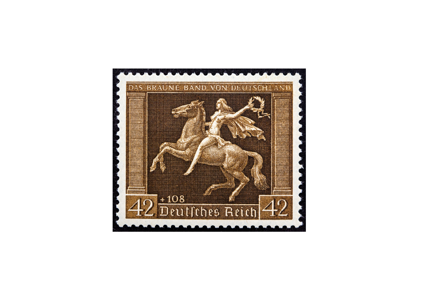 Briefmarke Deutsches Reich 1938 Michel Nr. 671 x postfrisch senkrechte Gummierung