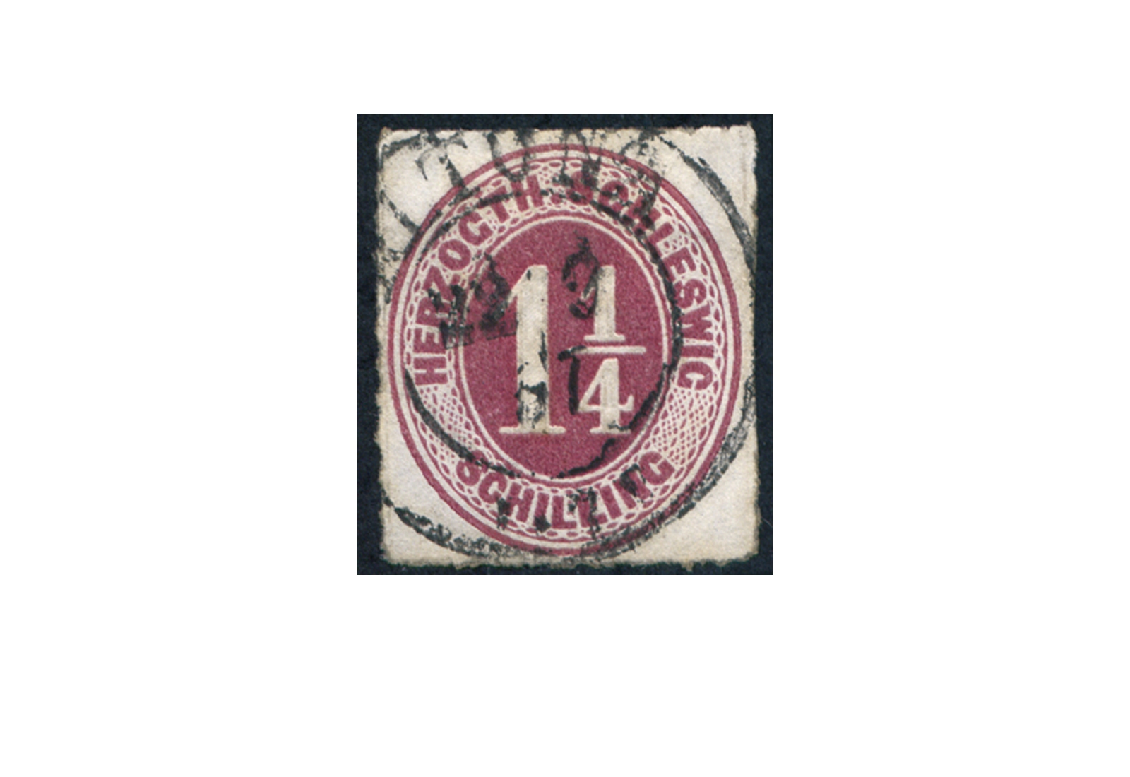 Briefmarke Altdeutschland Schleswig-Holstein Freimarke 1865 Michel-Nr. 8 gestempelt
