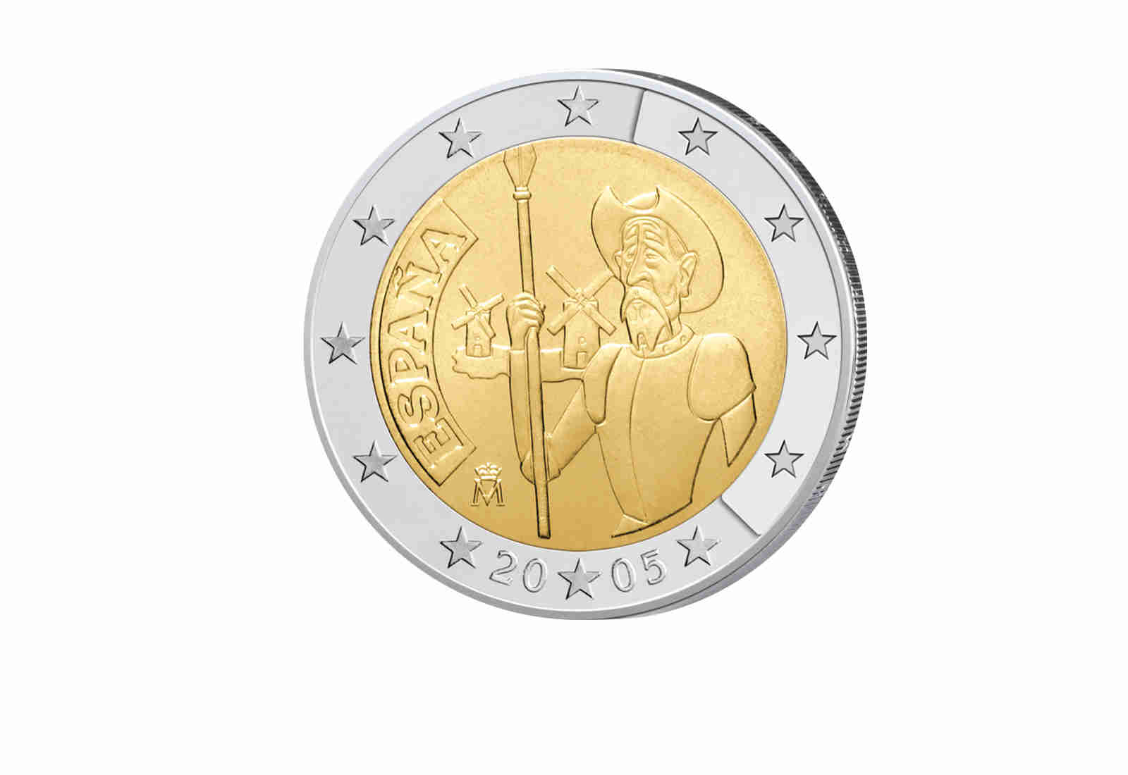 2 Euro 2005 Spanien Don Quijote
