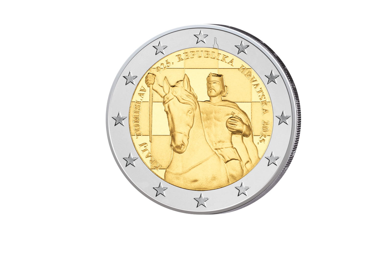 2 Euro 2025 Kroatien 1100 Jahre Königreich Kroatien & Krönung von König Tomislav