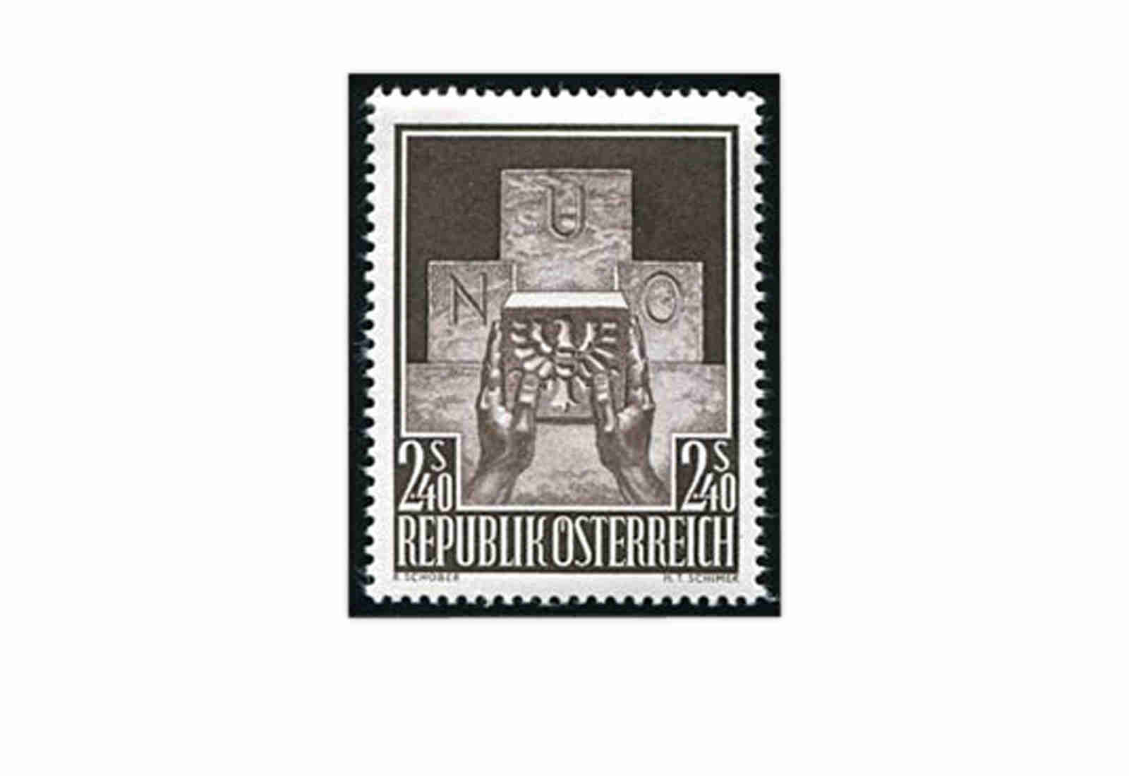 2. Republik Österreich Aufnahme Österreichs in die UNO Mi.Nr. 1025 *