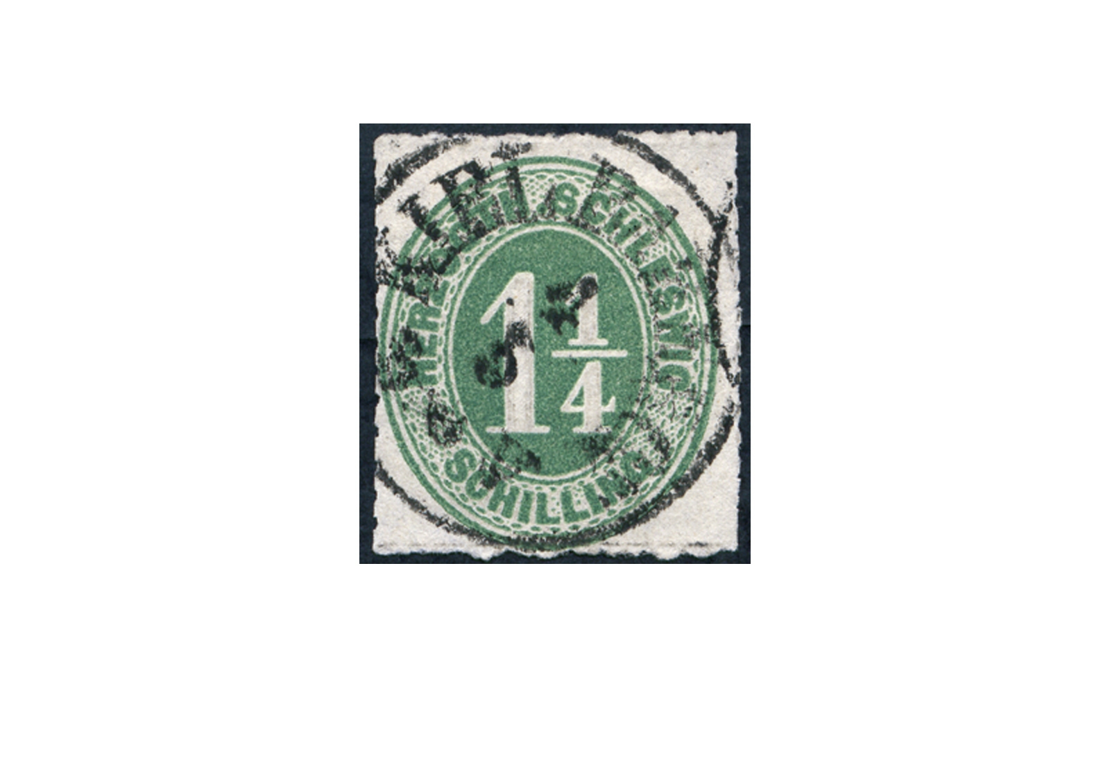 Briefmarke Altdeutschland Schleswig-Holstein Freimarke 1864 Michel-Nr. 4 gestempelt