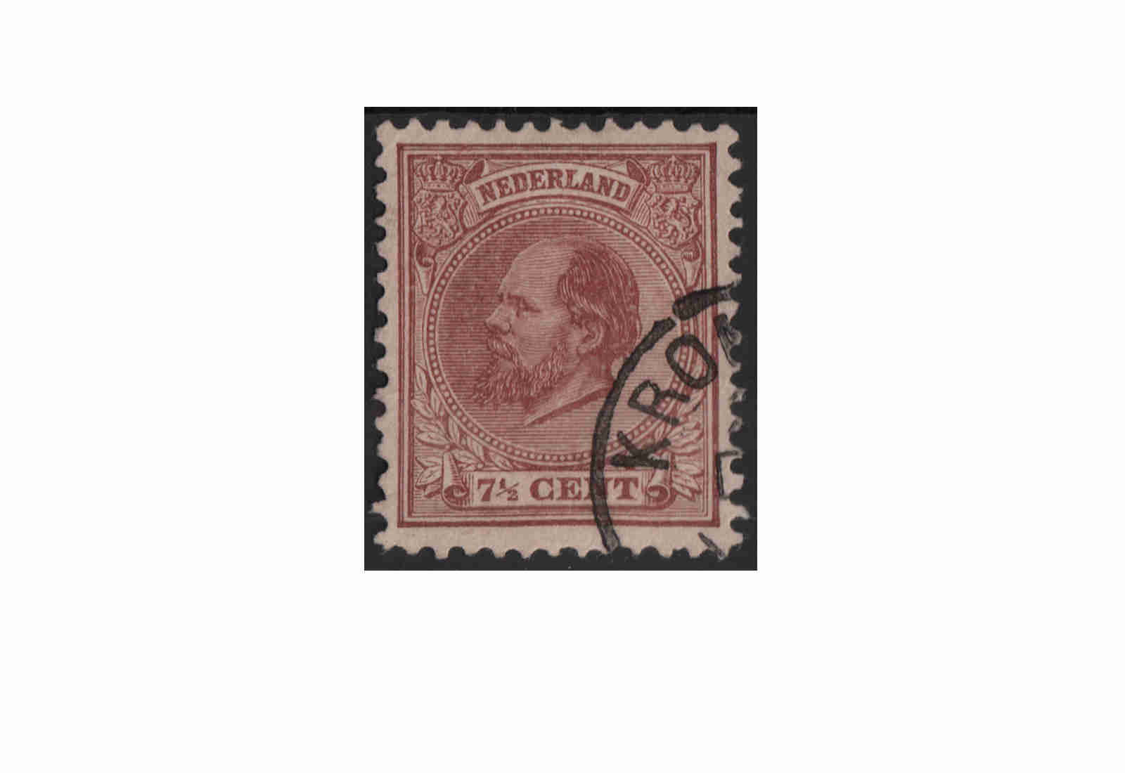 Niederlande Willem III. 1872/1888 Michel-Nr. 20 gestempelt