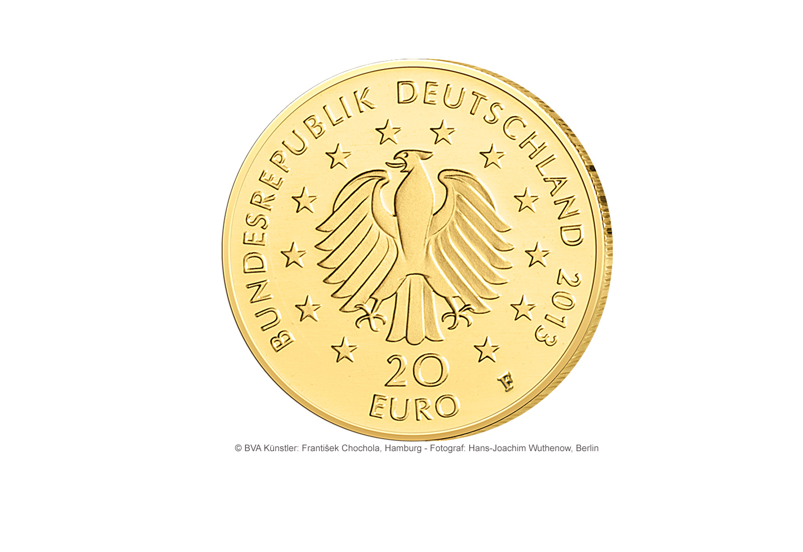 20 Euro 2013 Goldmünze Deutschland Kiefer Prägestätte unserer Wahl