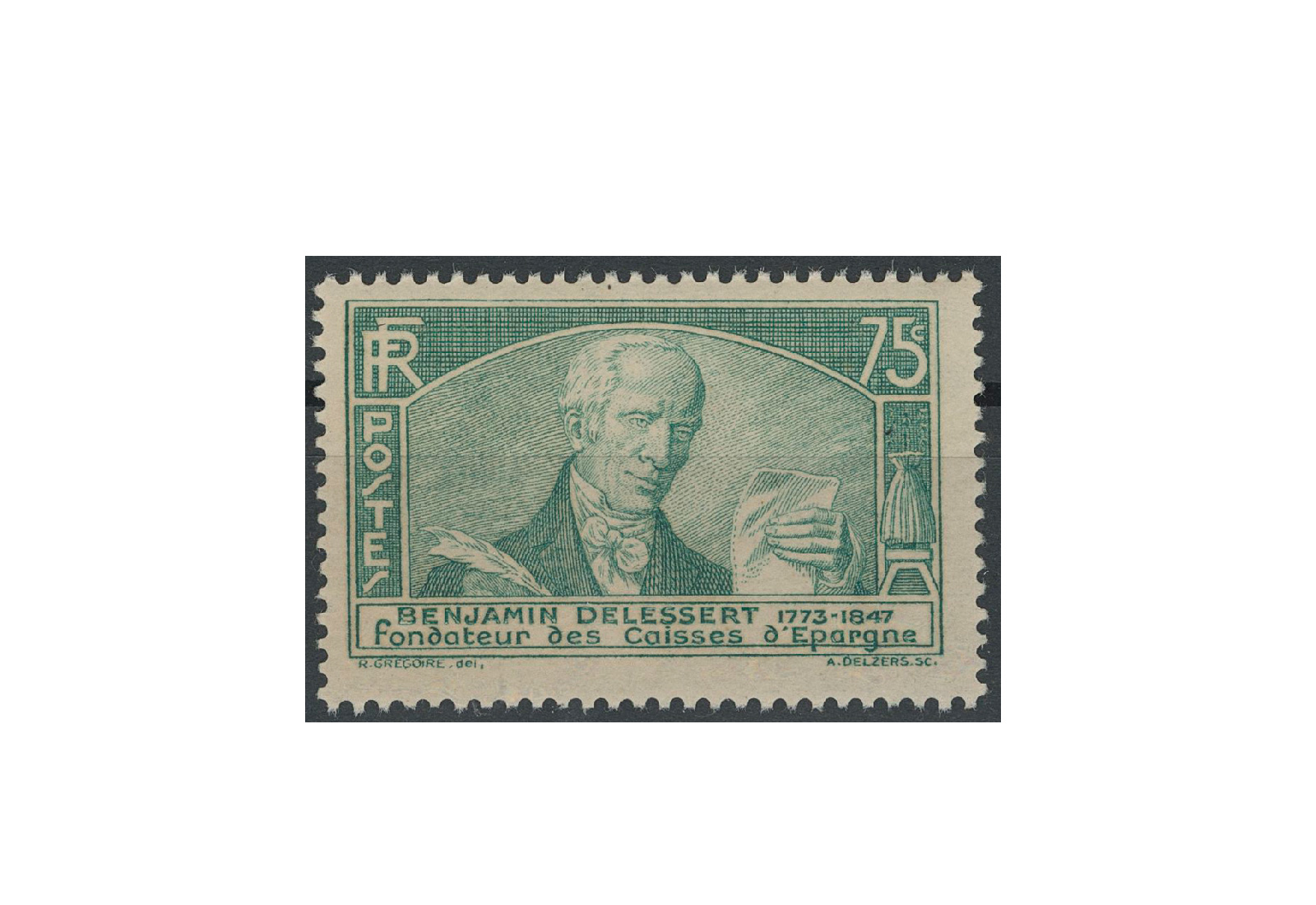 Briefmarke Frankreich Internationaler Sparkassenkongress 1935 Michel-Nr. 299 postfrisch