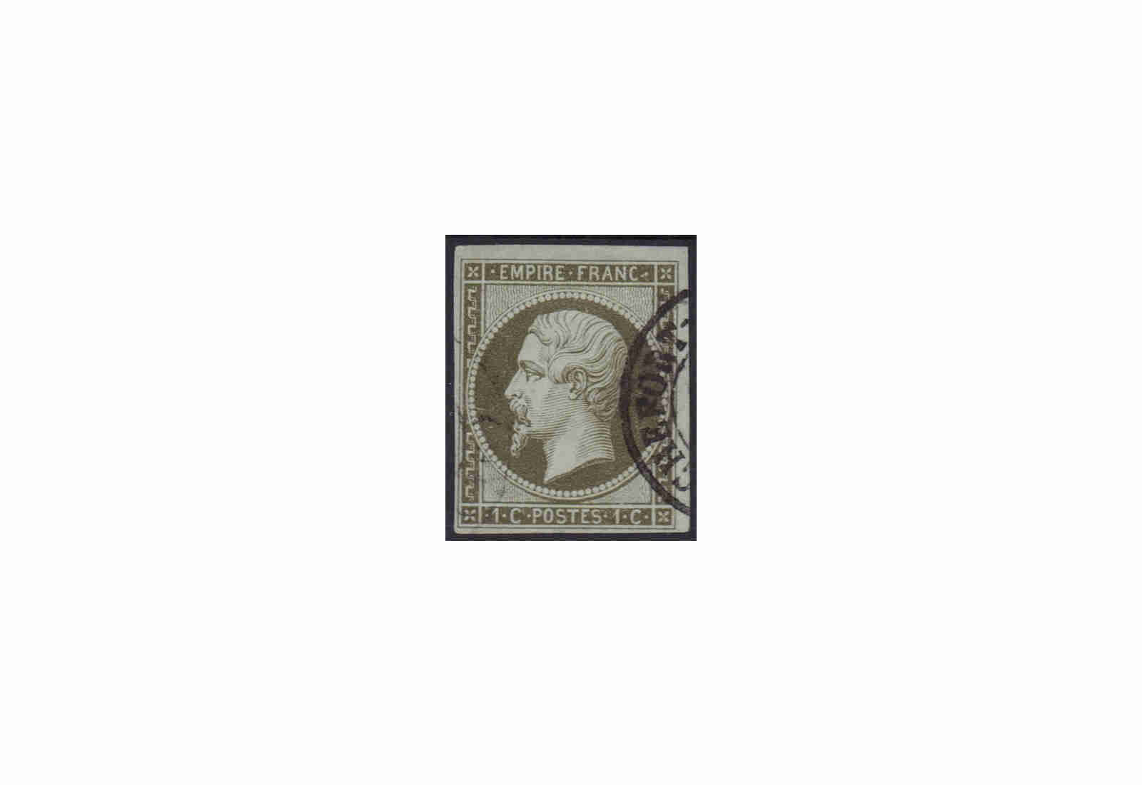 Frankreich Kaiserreich 1853 bis 1869 Michel Nr. 10 a gestempelt