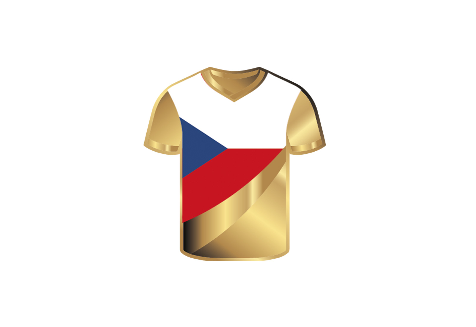 Goldmünze Trikot Tschechische Republik 999/1000 Gold Geschenk Sport
