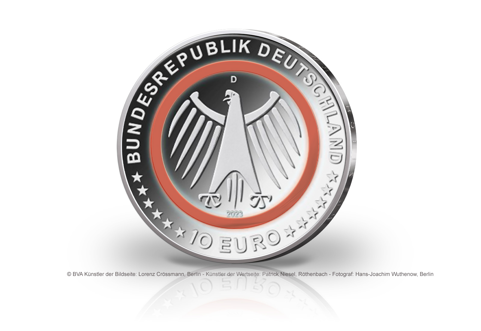 10 Euro 2023 Deutschland Feuerwehr-Im Dienst der Gesellschaft Prägestätte unserer Wahl st