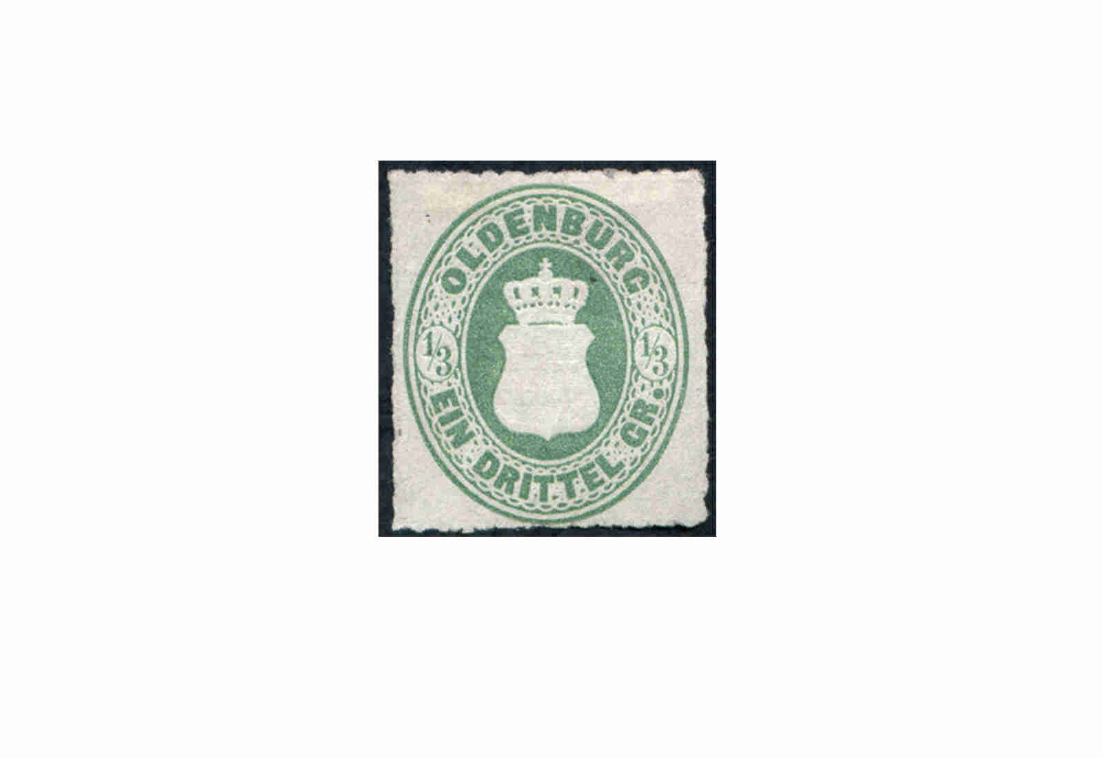 Briefmarke Altdeutschland Oldenburg Freimarke 1862 Michel-Nr. 15 Falz