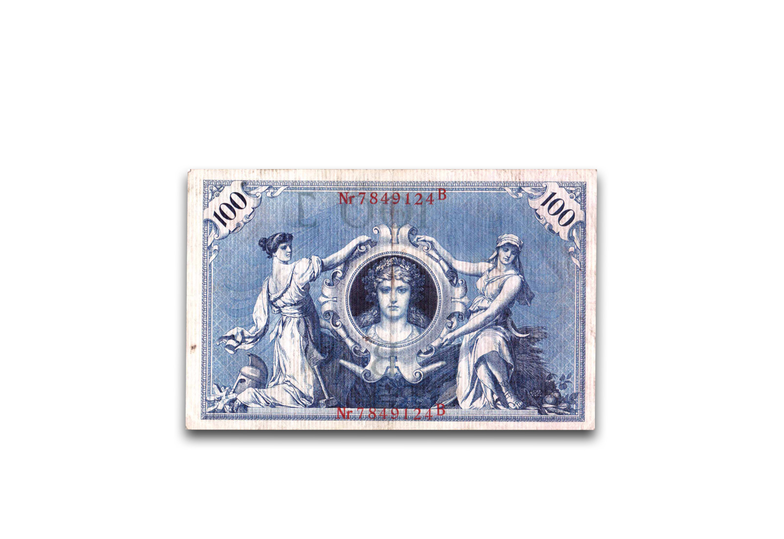 Kaiserreich 100 Mark Blauer Hunderter 1905-1915