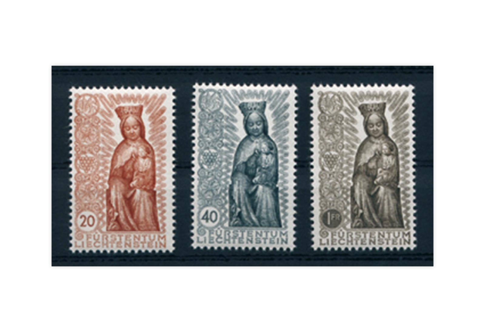 Liechtenstein Frühausgaben Michel 329 / 31 postfrisch