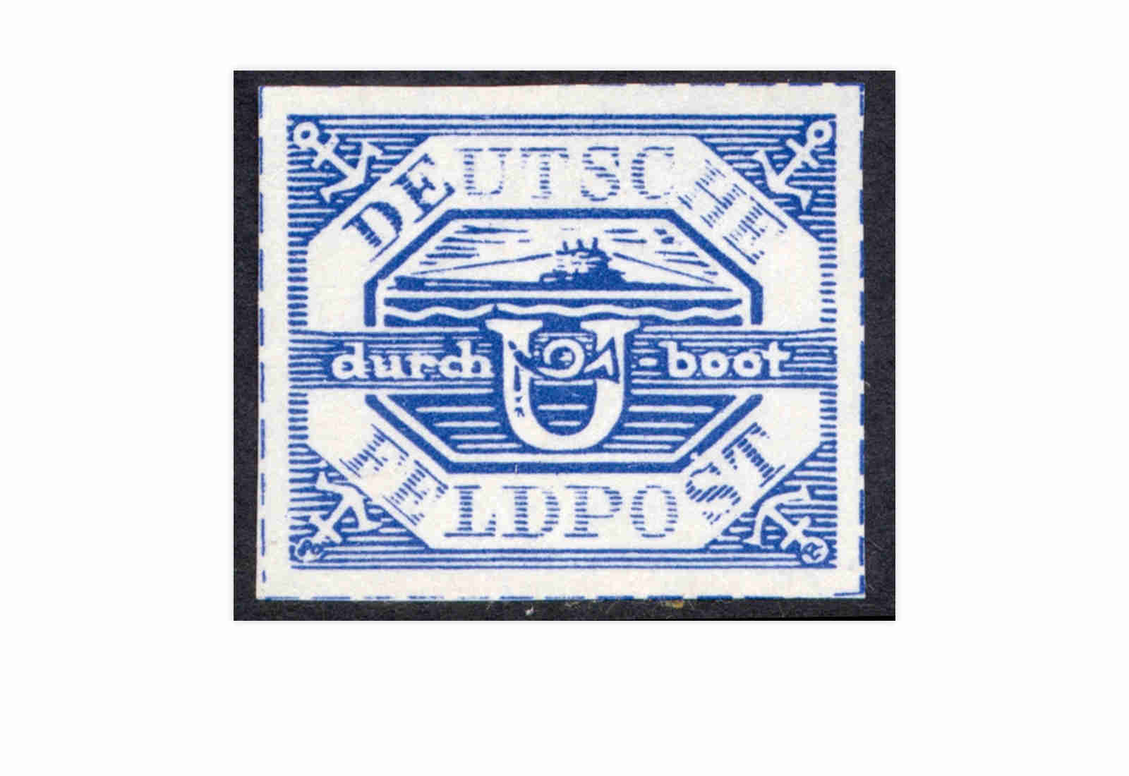 Briefmarke Deutsches Reich Feldpost Hela Michel-Nr. 13 ungebraucht ohne Gummierung