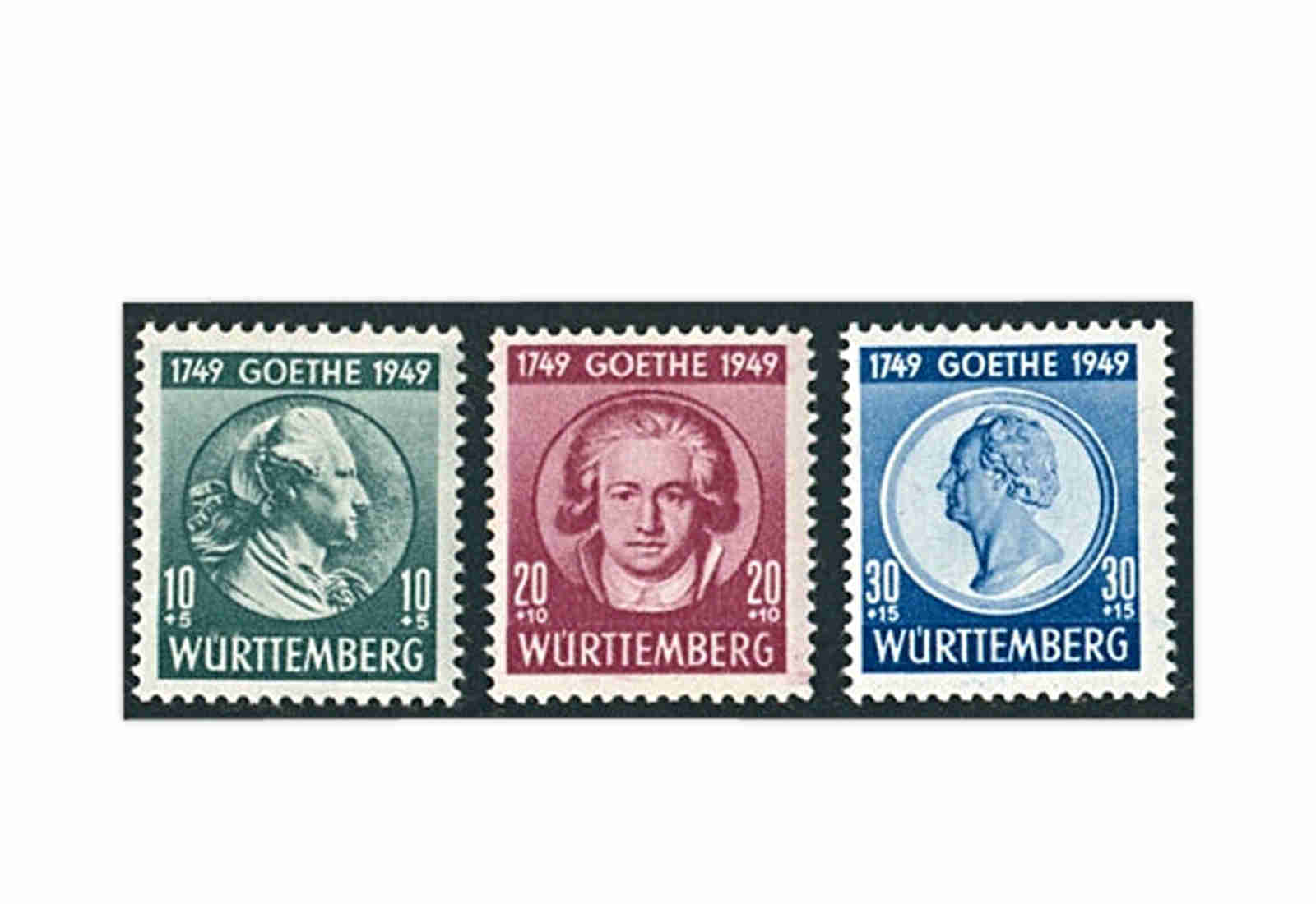Französische Zone Württemberg Mi.Nr. 44/46 gestempelt