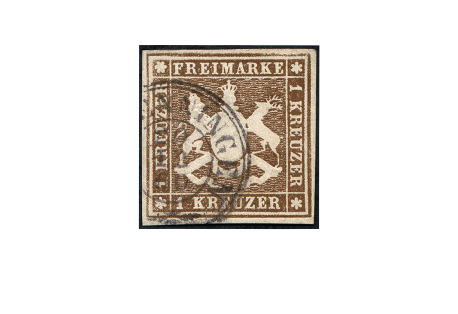 Briefmarke Altdeutschland Württemberg Freimarke 1859 Michel-Nr. 11 gestempelt