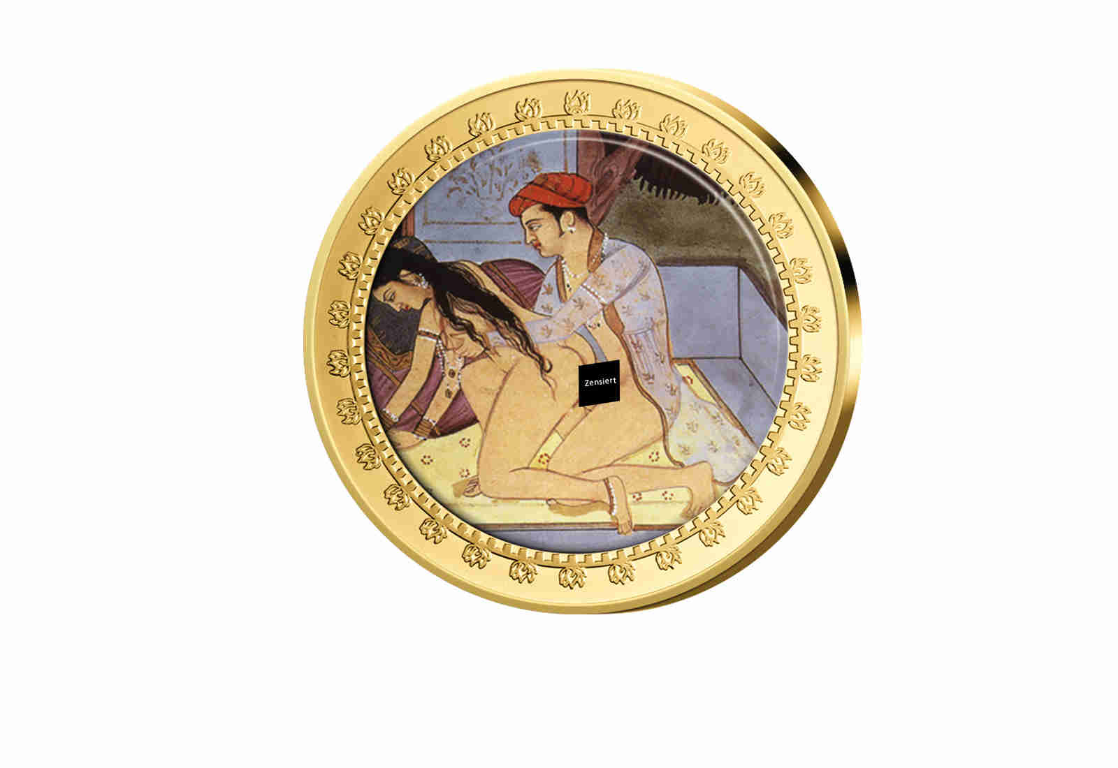Kamasutra Farbprägung Goldauflage Jadestellung