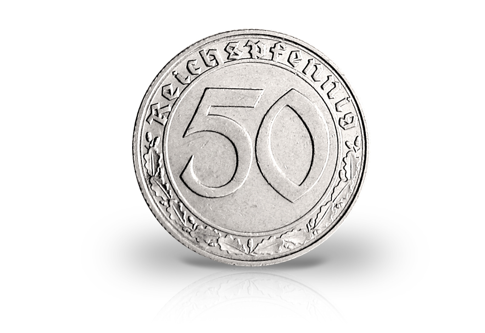 50 Reichspfennig 1938-1939 Drittes Reich Jaeger-Nr. 365