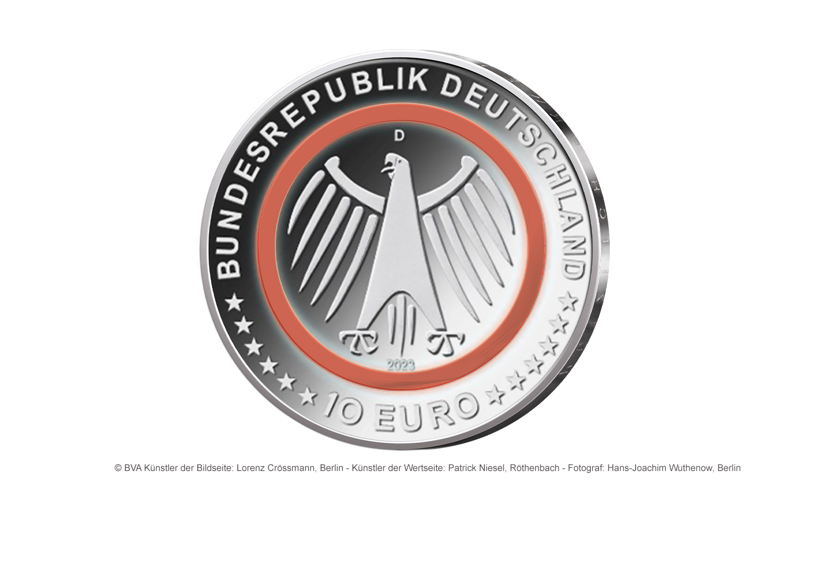 10 Euro 2023 Deutschland Feuerwehr-Im Dienst der Gesellschaft Prägestätte unserer Wahl PP