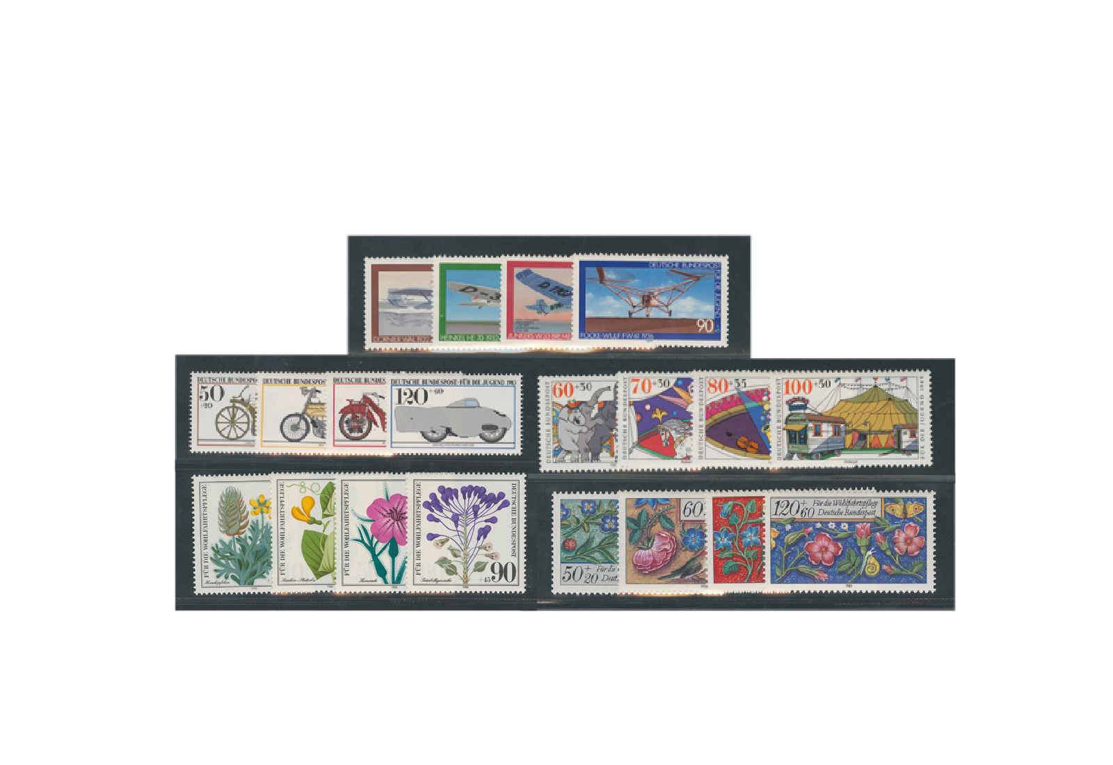 Briefmarken BRD Premium-Lot postfrisch