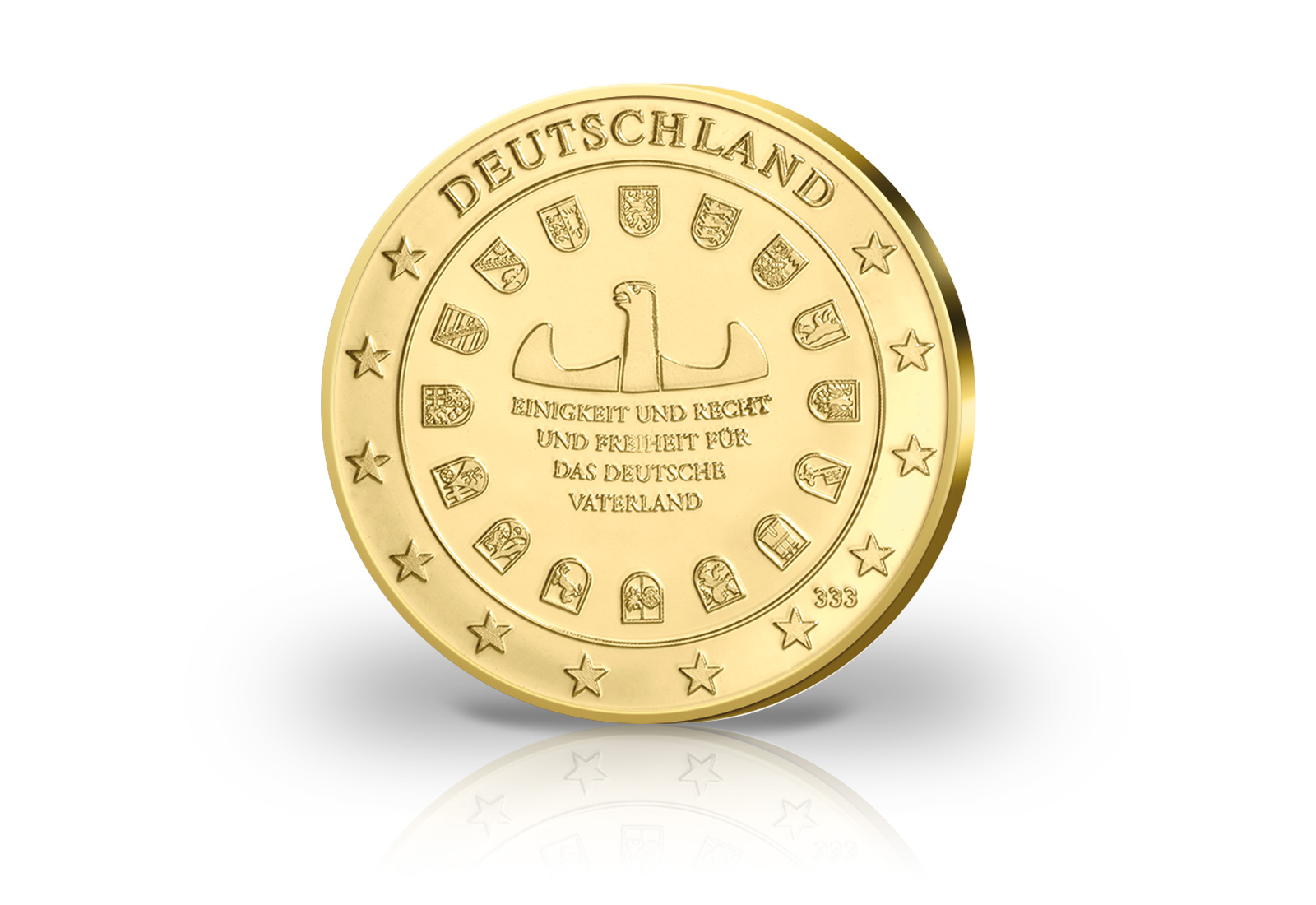 Goldausgabe 1/10 oz Bundeskanzler Gerhard Schröder