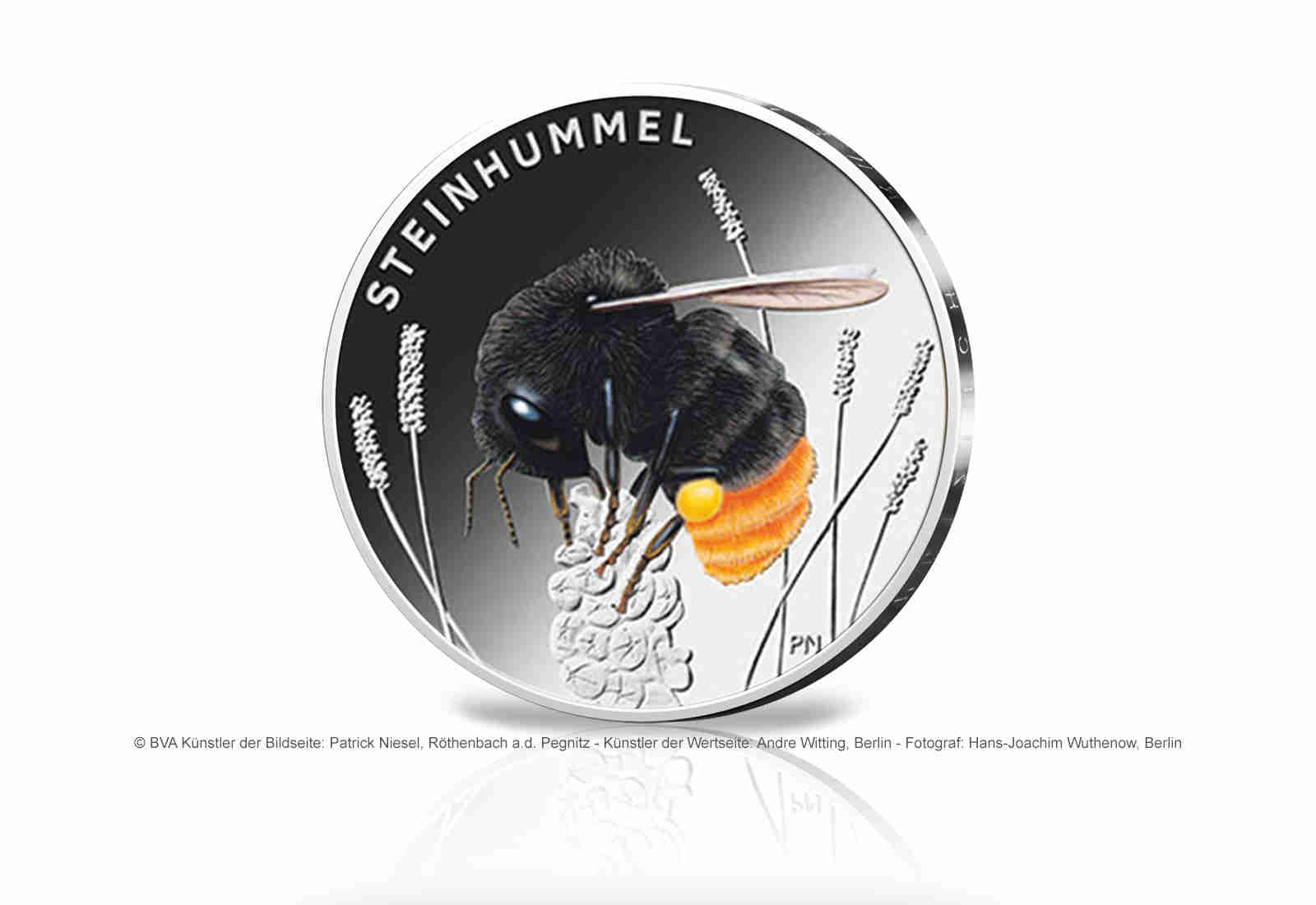 5 Euro 2024 Deutschland Steinhummel PP Prägestätte J