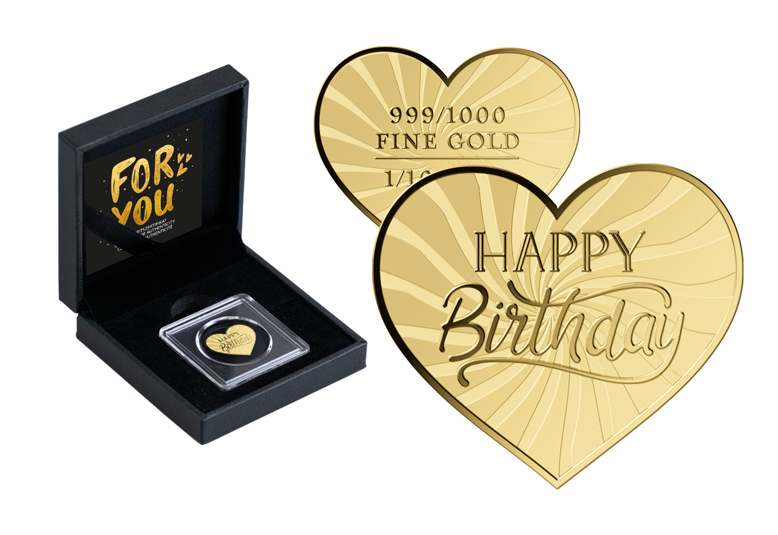 Goldausgabe Motiv Happy Birthday 999/1000 Gold