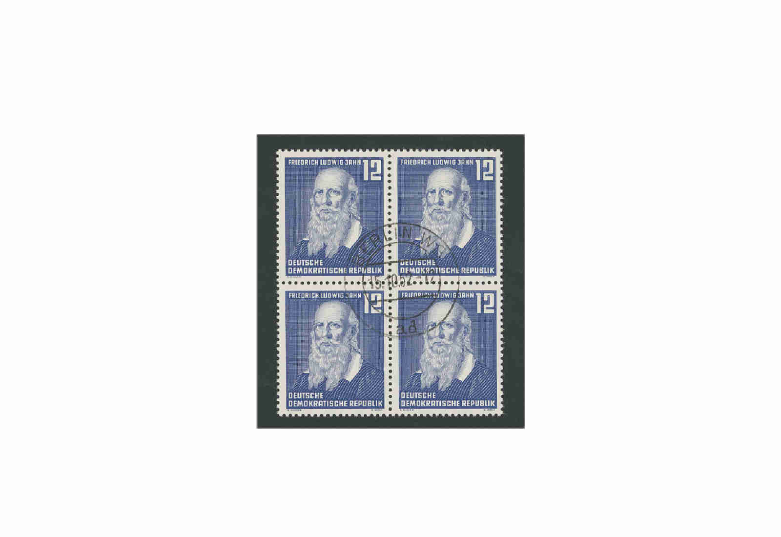 Briefmarken DDR Todestag Ludwig Jahn 1952 Michel-Nr. 317 gestempelt