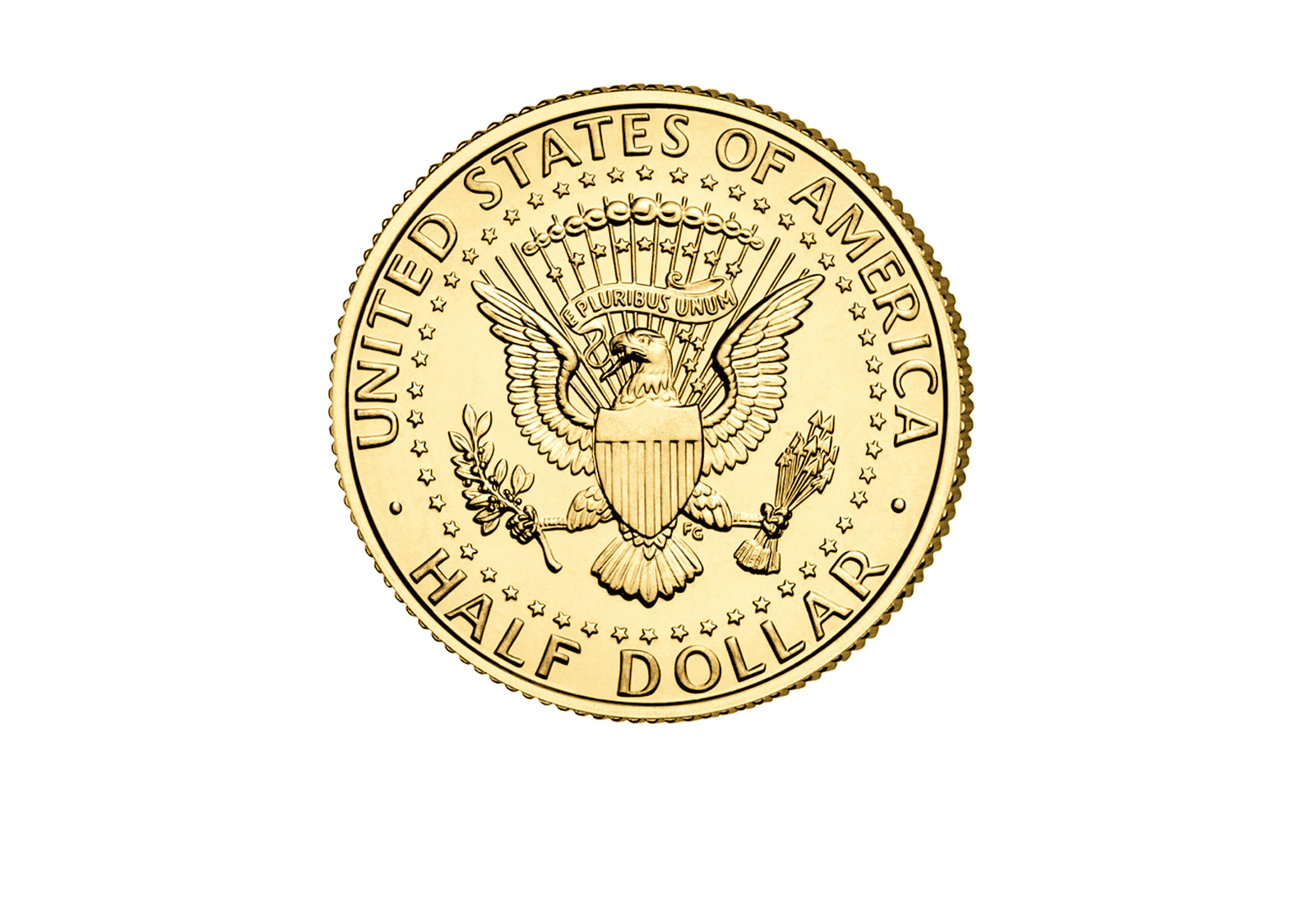 1/2 Dollar USA Coyote Serie American Wildlife mit Farbapplikation