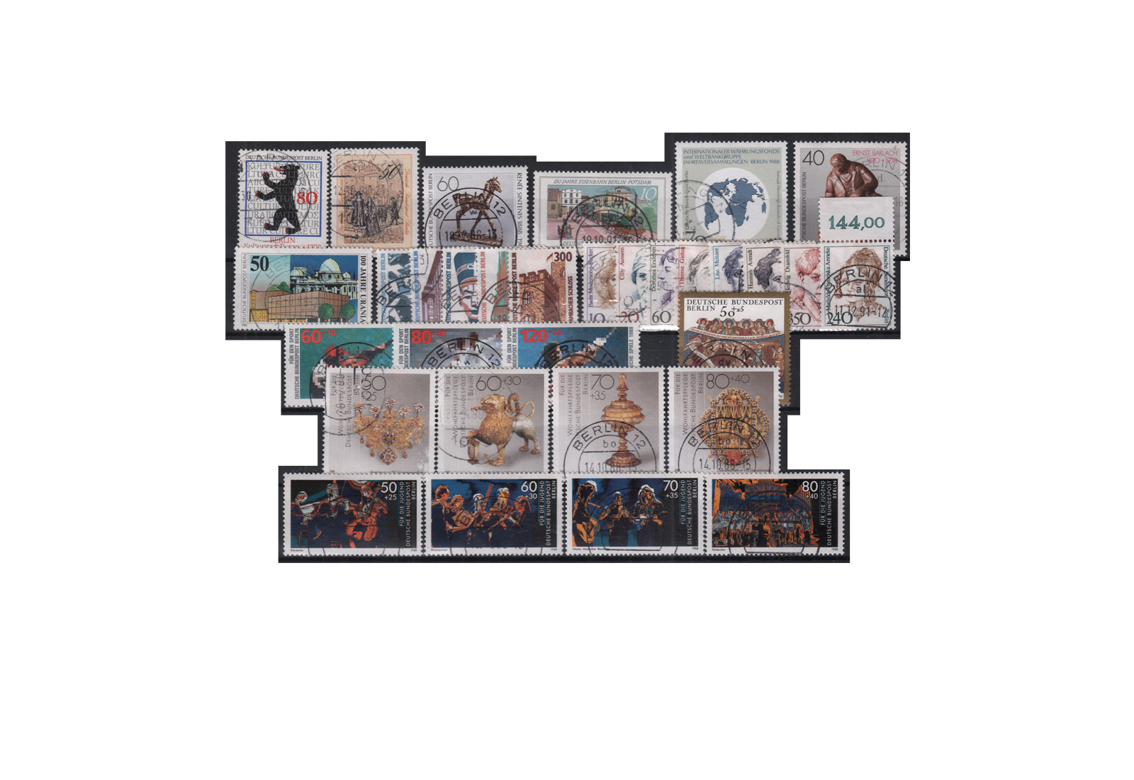 Berlin Jahrgang-Satz 1988 Mi.Nr. 798-829 gestempelt