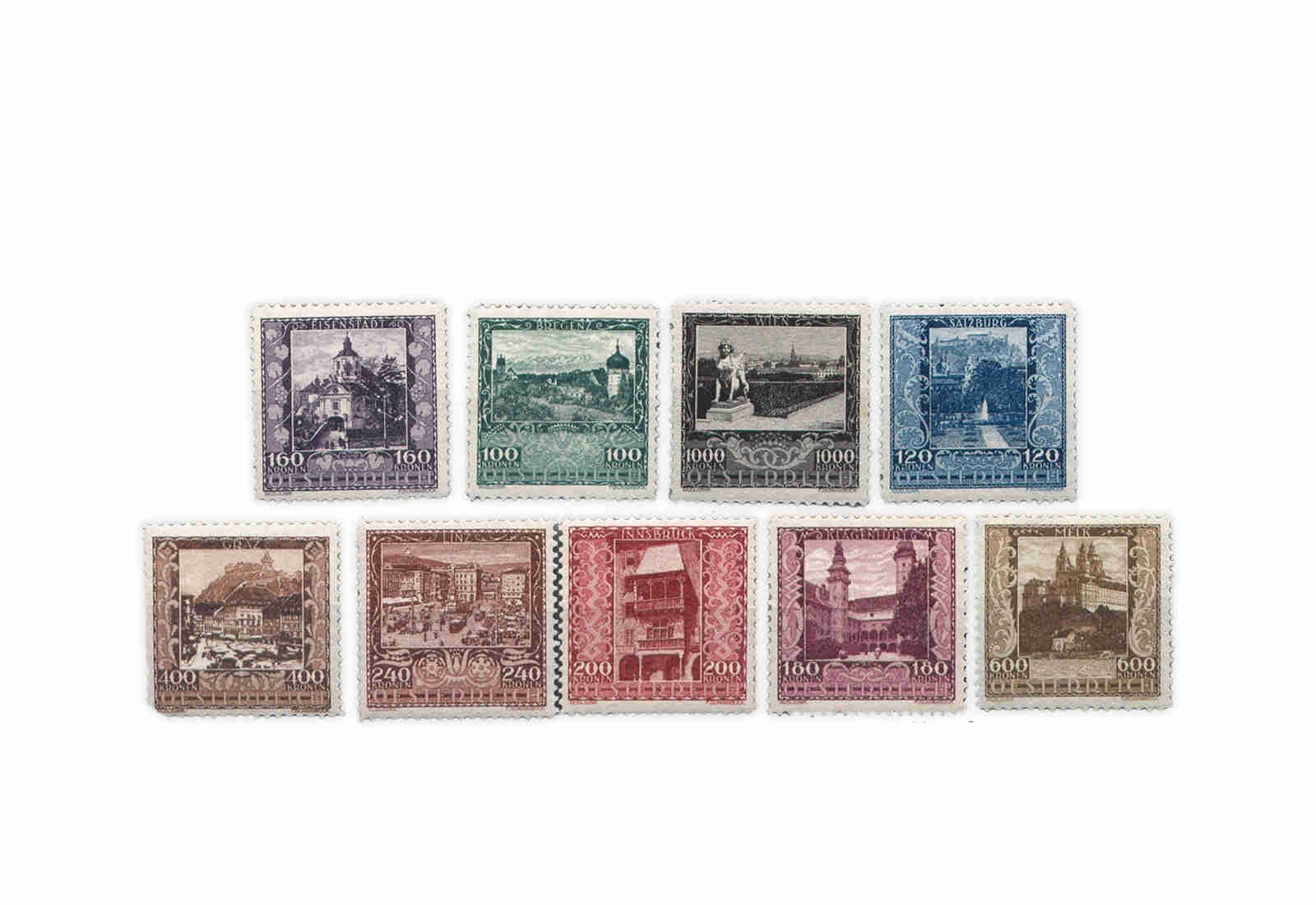 Österreich Mi.Nr. 433/441 gestempelt