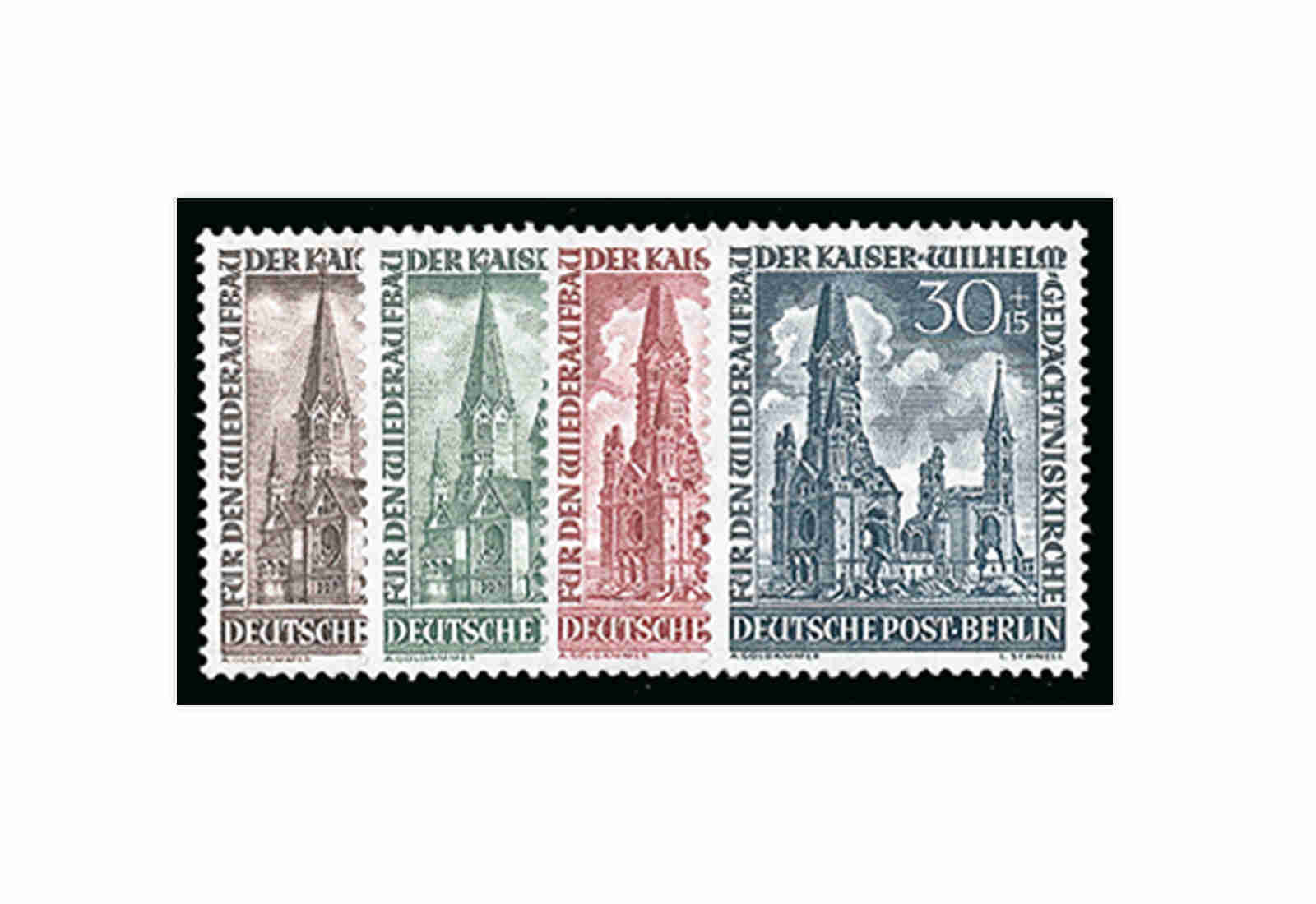 Berlin Frühausgaben Mi.Nr. 106/109 postfrisch