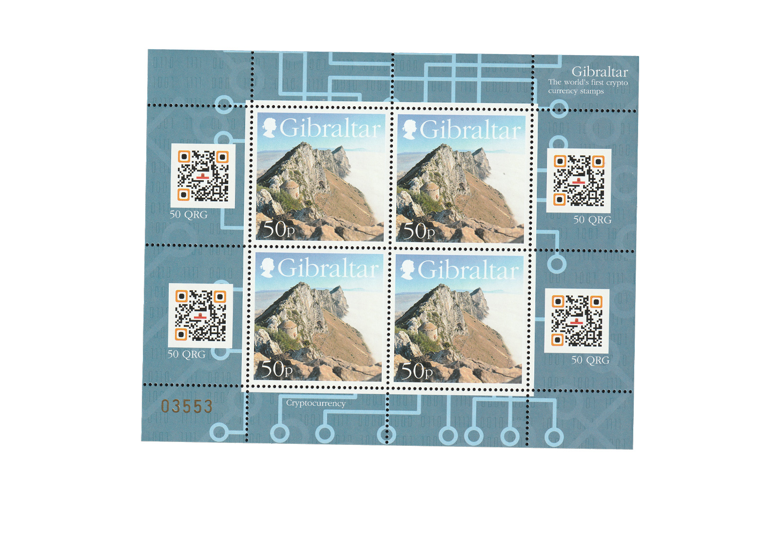 Die erste Krypto Briefmarke der Welt