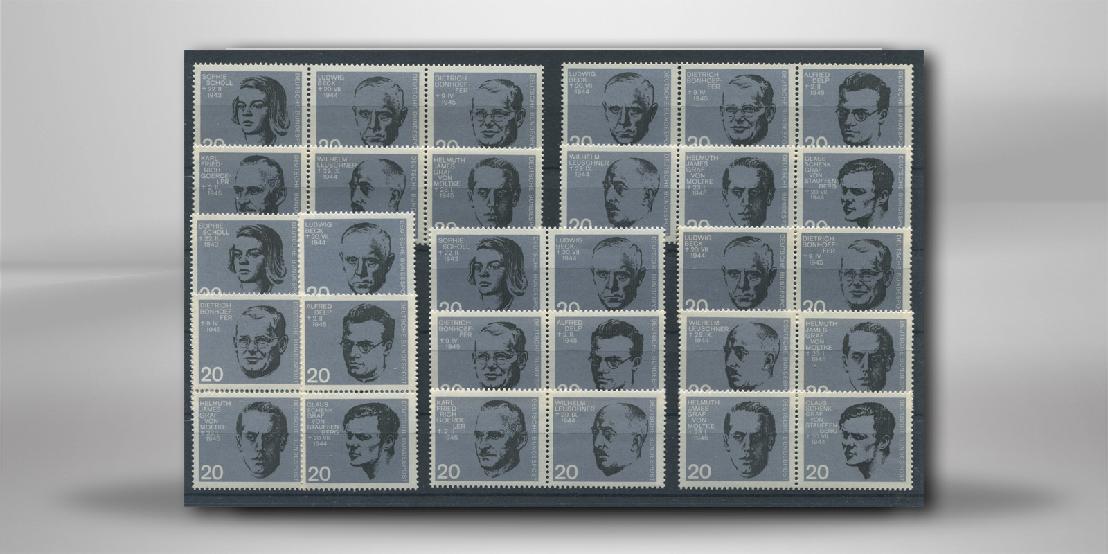 BRD ZD ex Block 3 postfrisch Widerstandskämpfer 1964