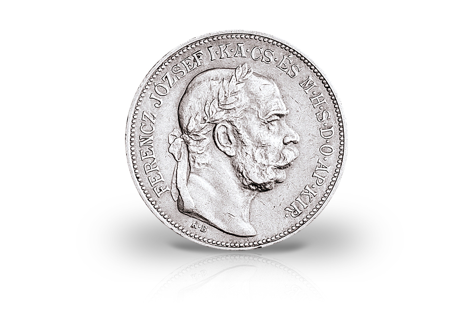 2 Korona Silbermünze 1912-1914 Österreich Kremnitzer Engel Franz Joseph I.