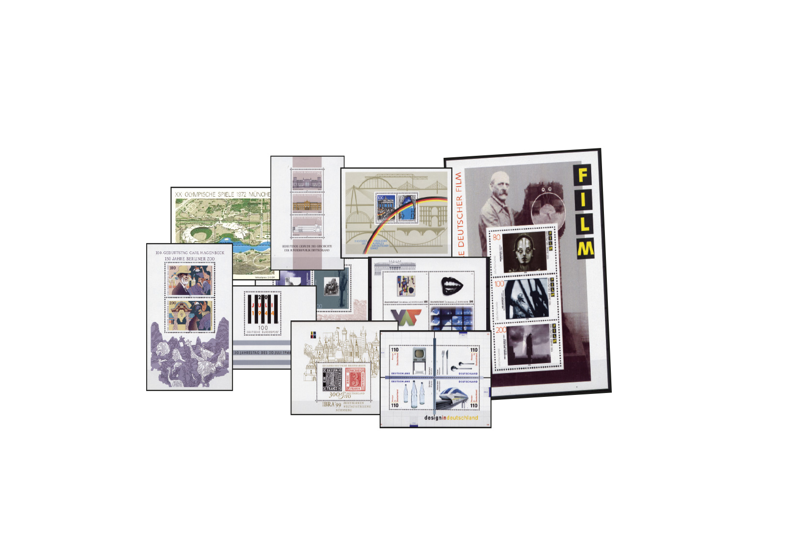 Briefmarken BRD Blocks Premium Lot unserer Wahl postfrisch