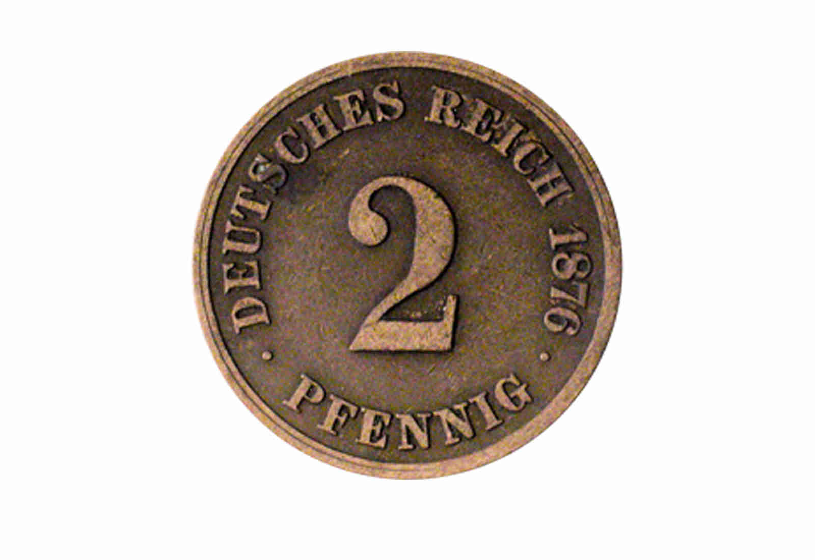 2 Pfennig 1873-1877 Kaiserreich Umlaufmünze Jaeger-Nr. 2