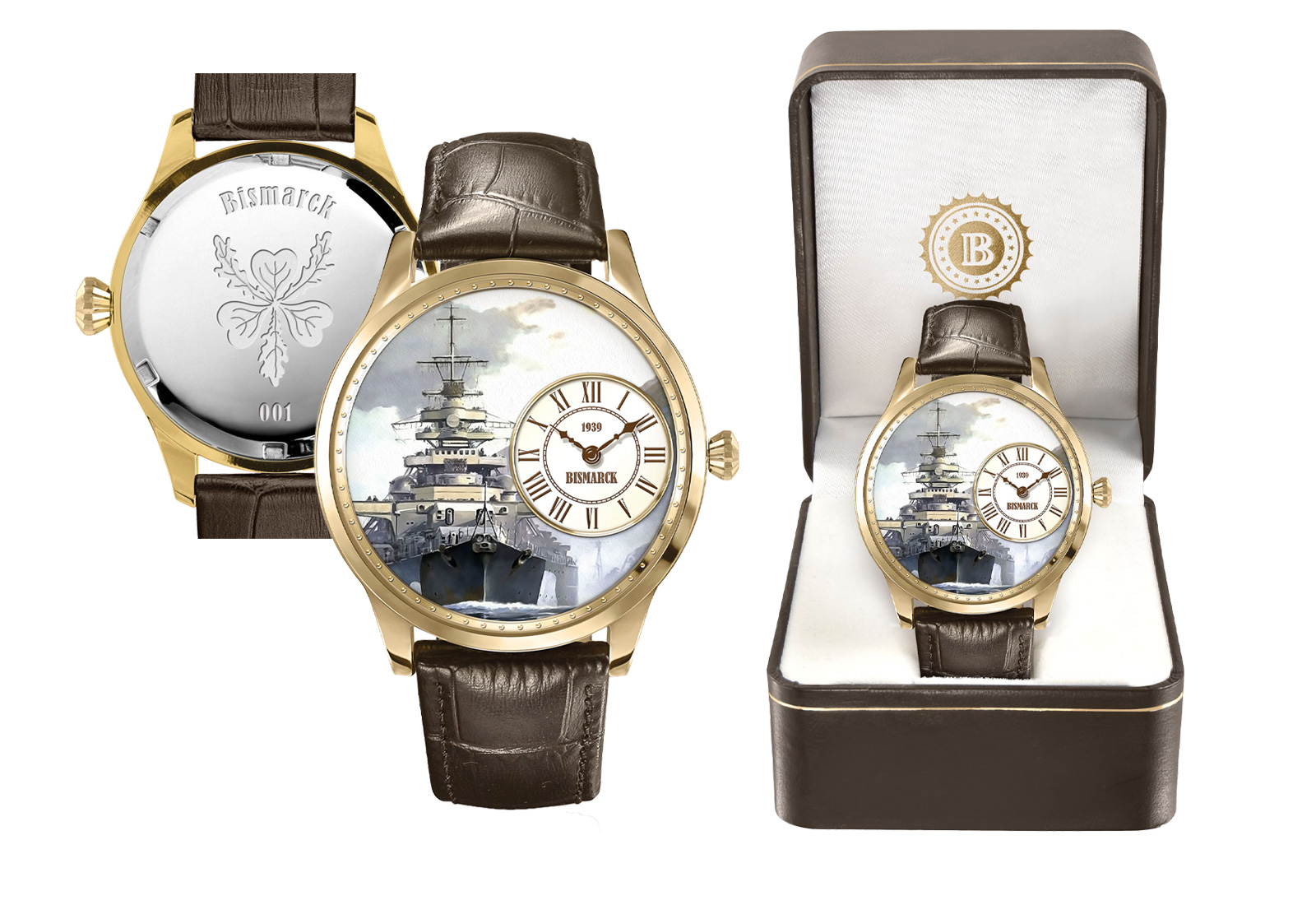 Herren Armbanduhr - Die Bismark