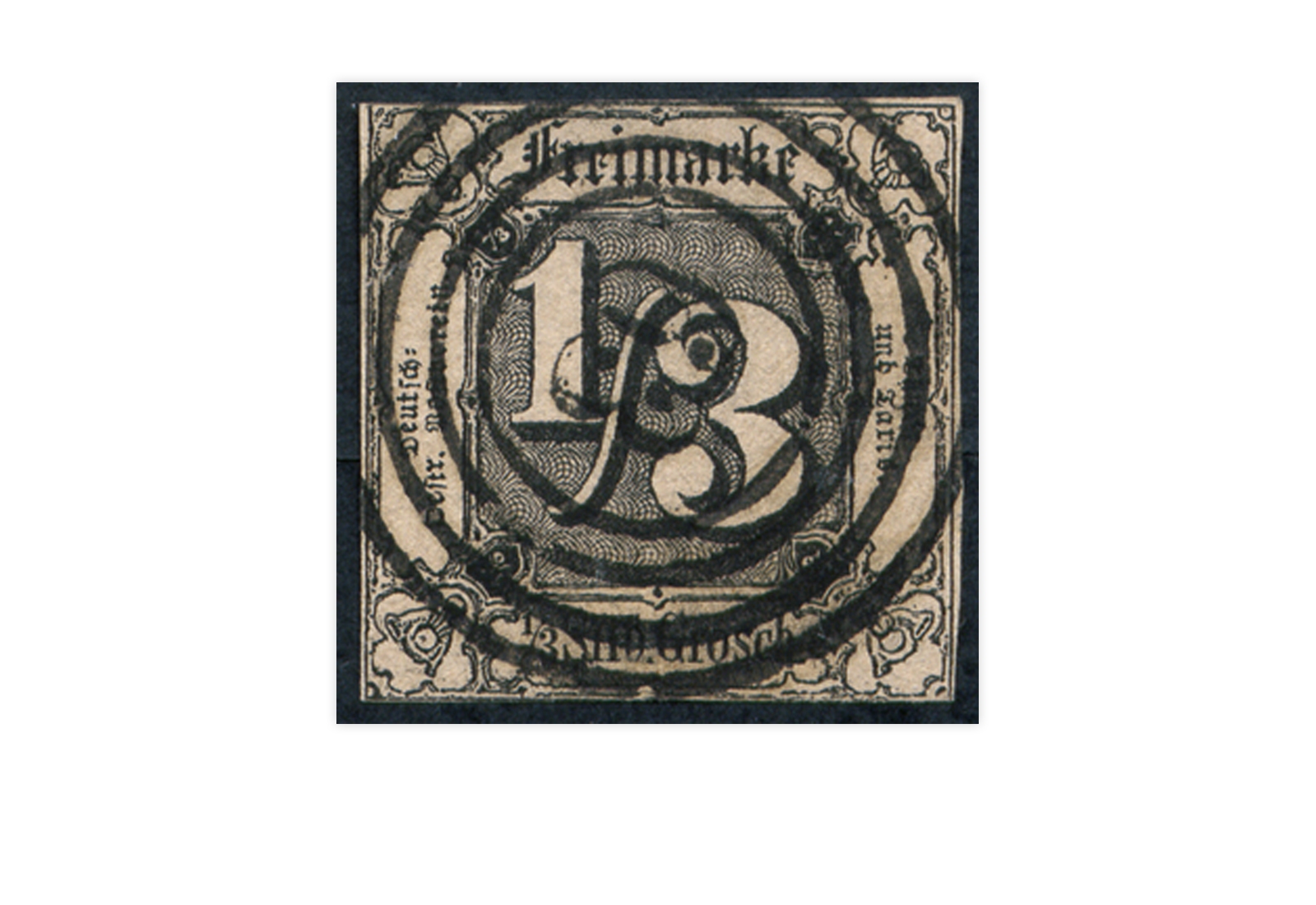 Briefmarke Altdeutschland Thurn und Taxis Freimarke 1858 Michel-Nr. 2 gestempelt