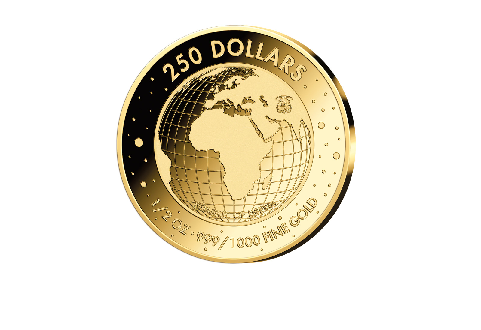 1/2 oz Goldausgabe "Planet Erde" 999/1000 Gold