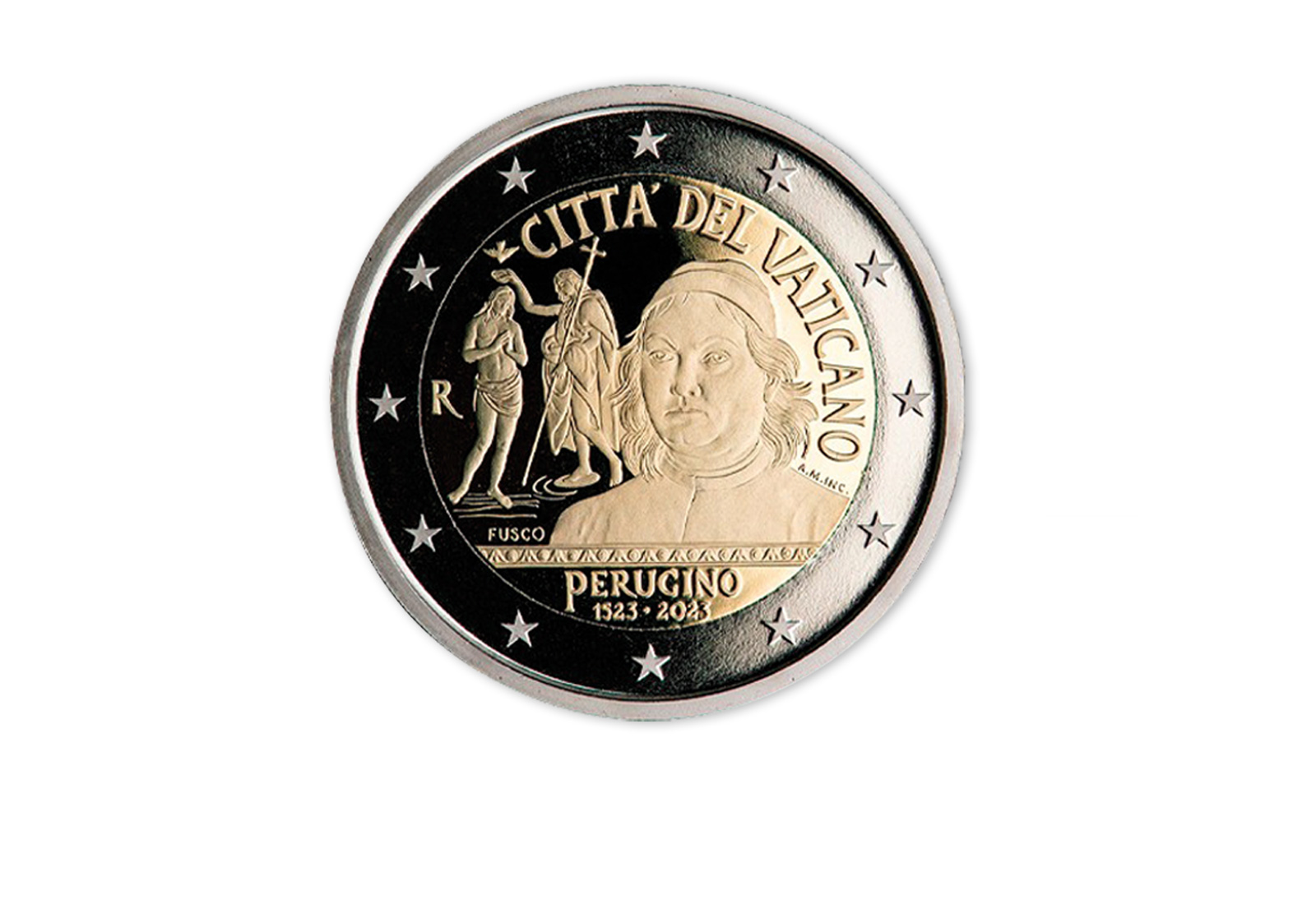 2 Euro 2023 Vatikan 500. Todestag Pietro Perugino st