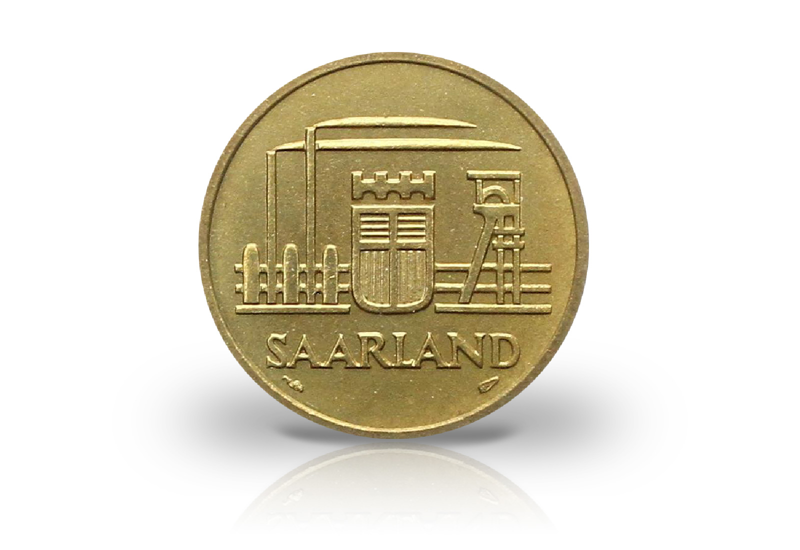 50 Franken 1954 Saarland Jaeger-Nr. 803