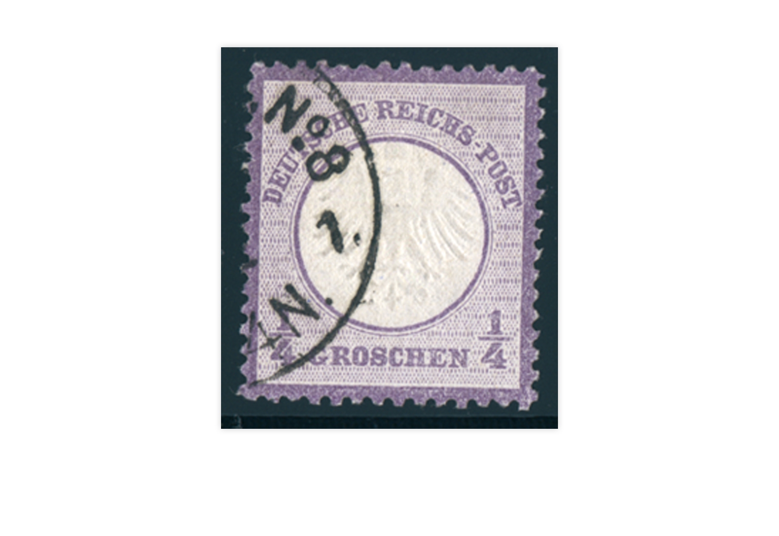 Briefmarke Deutsches Reich Brustschild 1872 Michel-Nr. 1 gestempelt