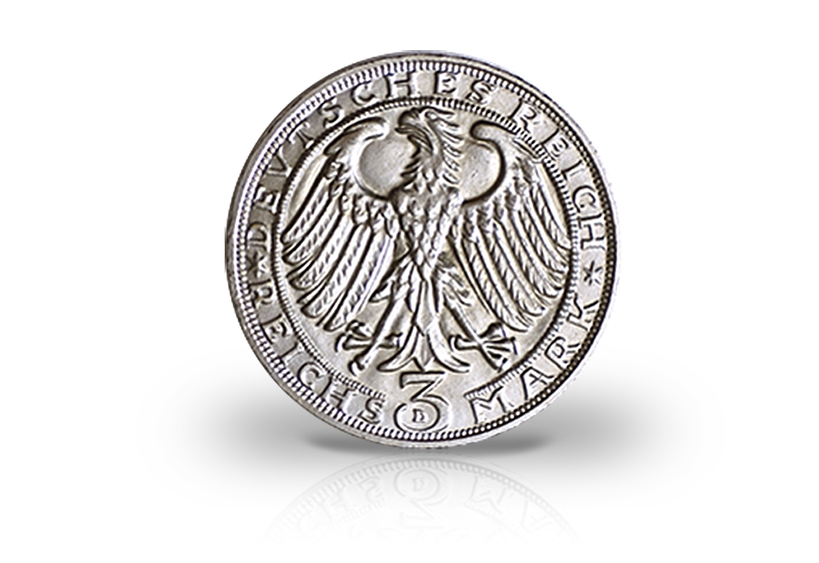 3 Reichsmark Silbermünze 1928 Weimarer Republik Albrecht Dürer Jaeger-Nr. 332