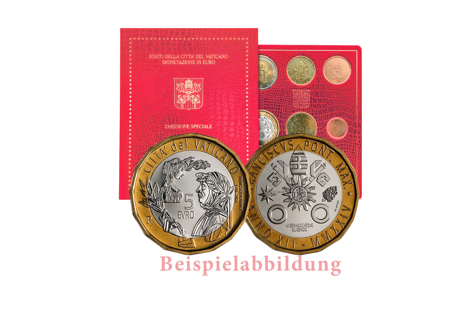Kursmünzensatz 2025 Vatikan inkl. 5 Euro st