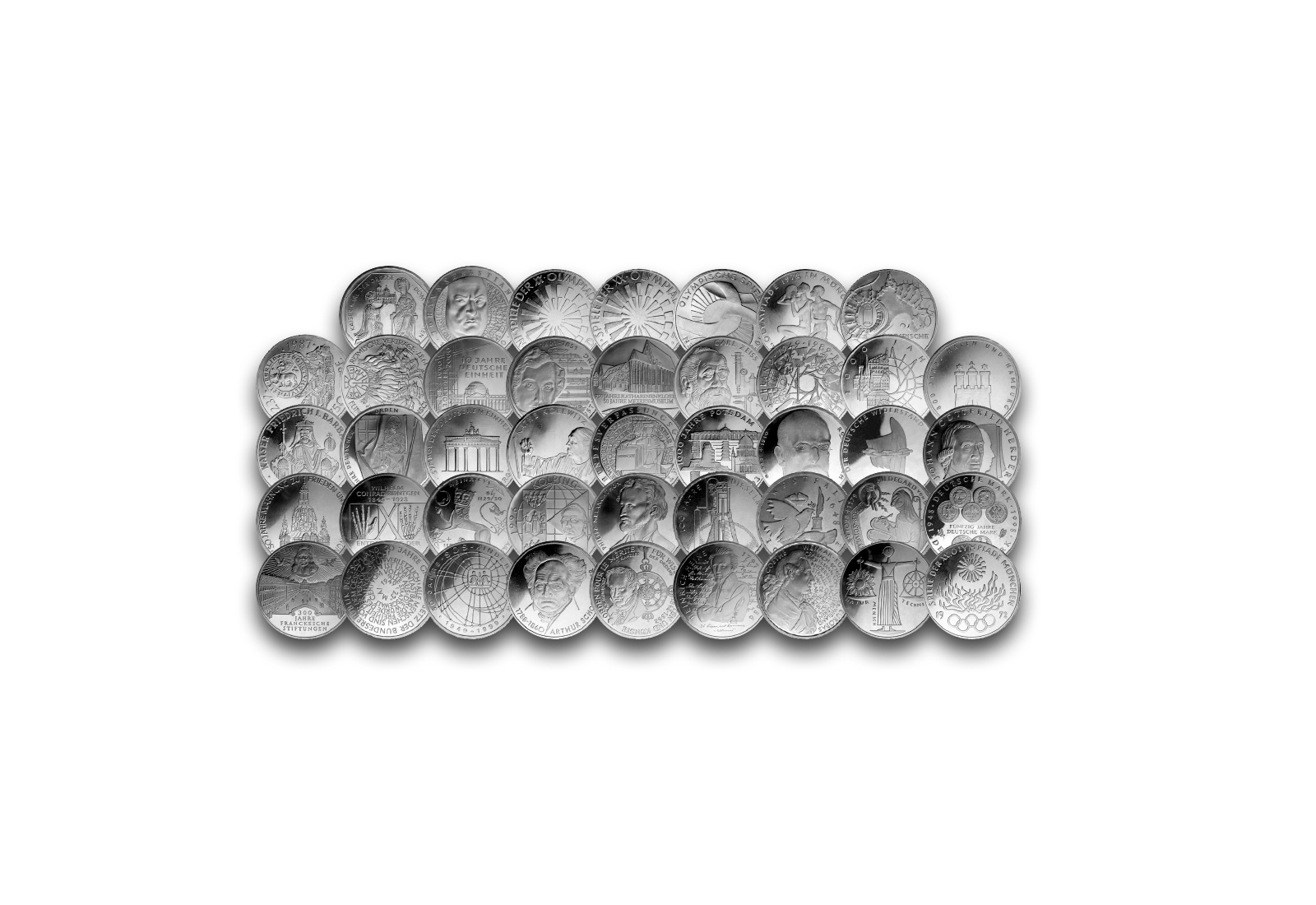 BRD 10 DM Komplettsammlung inkl. Olympische Spiele