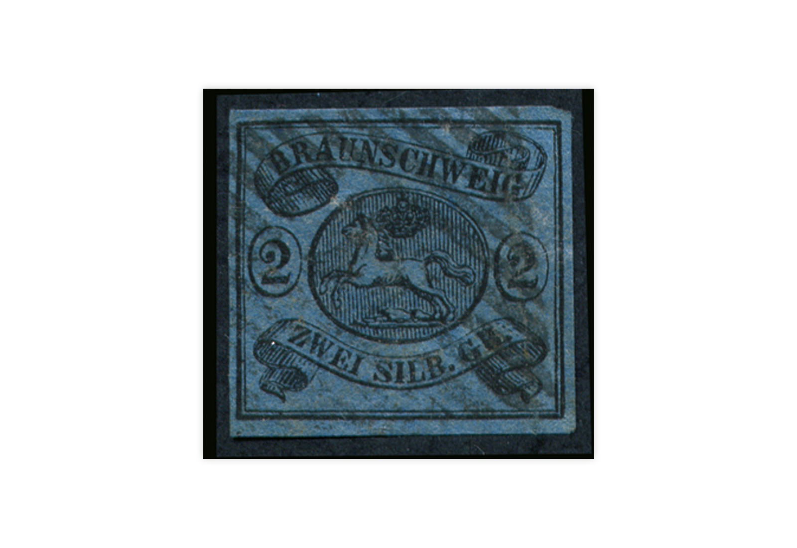 Briefmarke Altdeutschland Braunschweig Freimarke 1852 Michel-Nr. 2 gestempelt