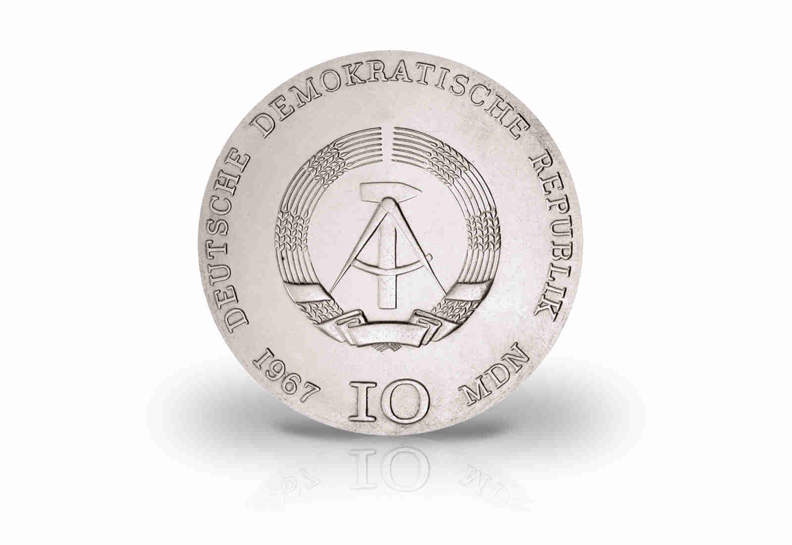 10 Mark Gedenkmünze 1966 DDR Kollwitz Jaeger-Nr. 1519