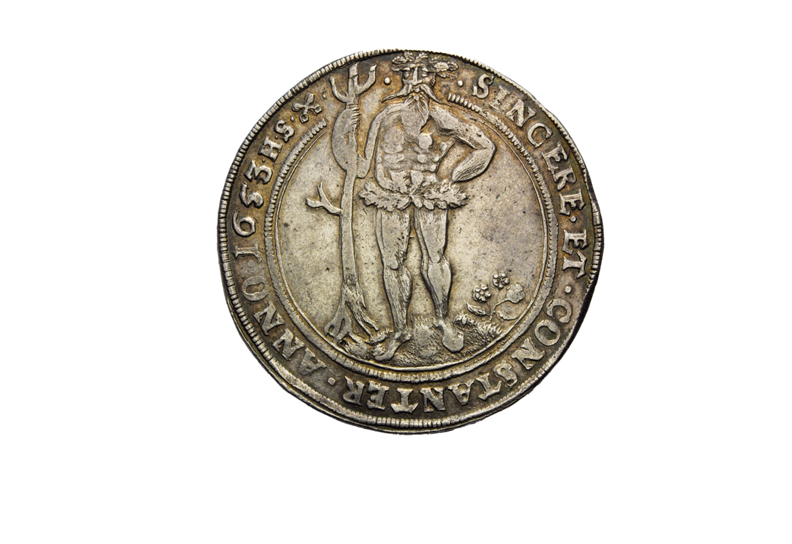 Silbertaler Braunschweig Lüneburg 1600-1715 Wilder Mann
